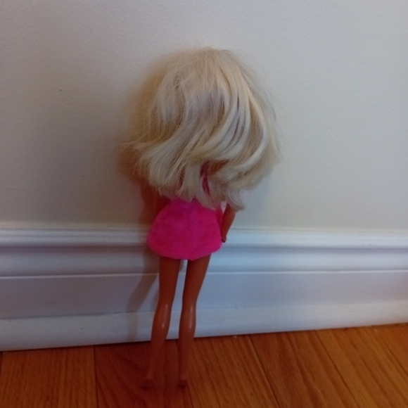 Vintage 1997 Mattel Barbie SweetHeart Pink Dress Jewel Necklace Blonde Caucasian - Picture 5 of 5